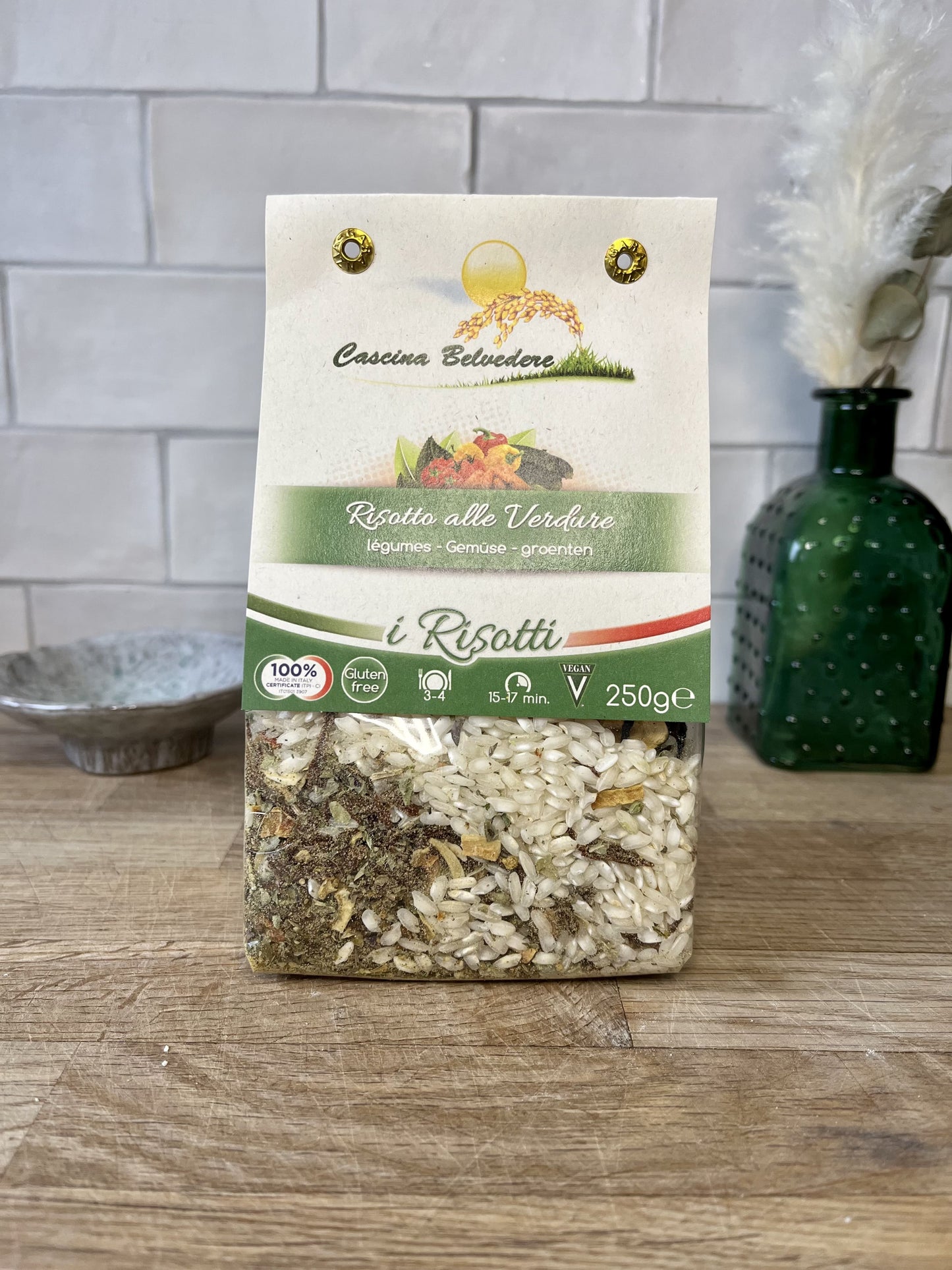 Risotto aux légumes Cascina Belvedere