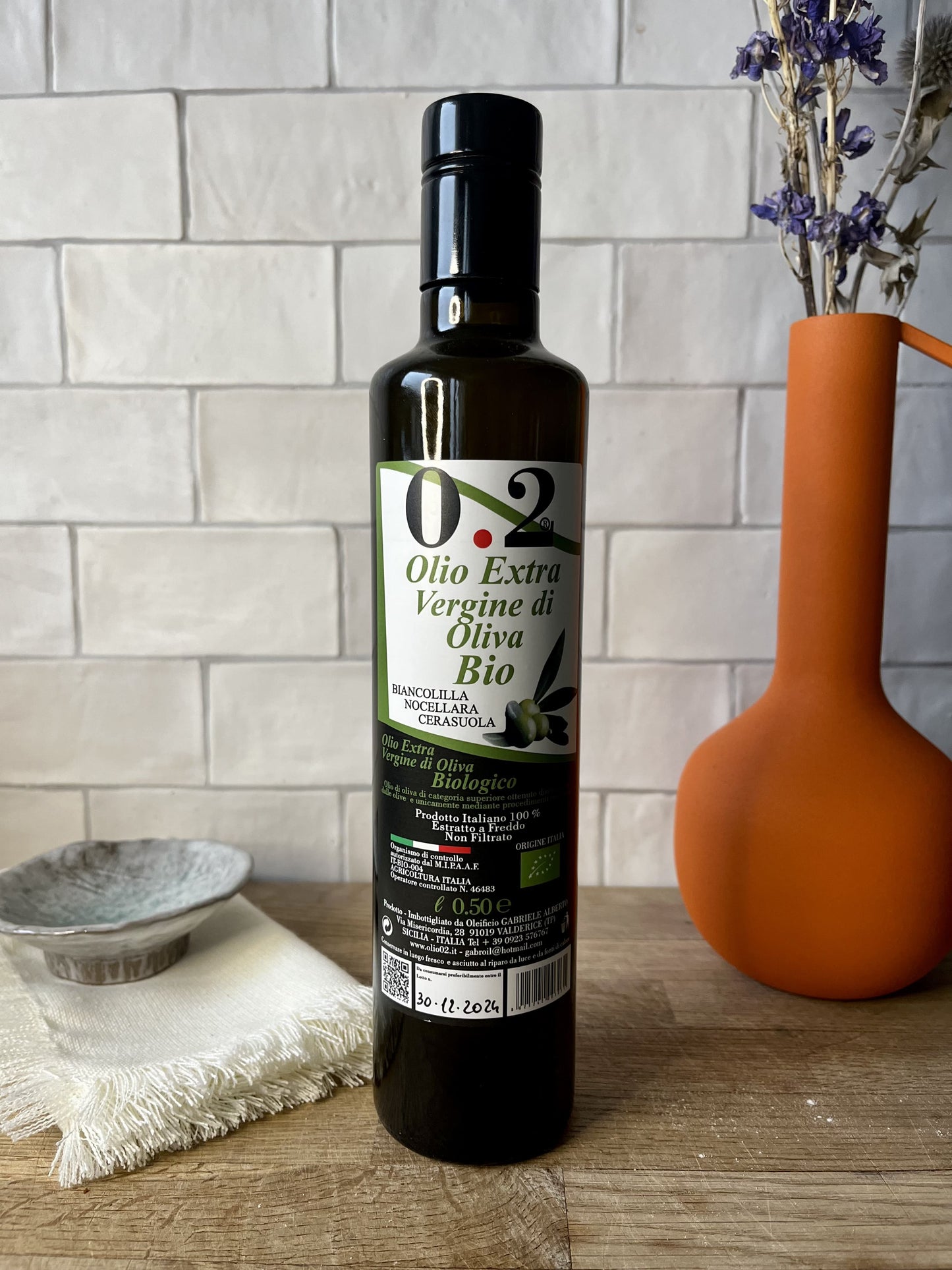 Huile d'olive extra vierge BIO EV0.2 500mL